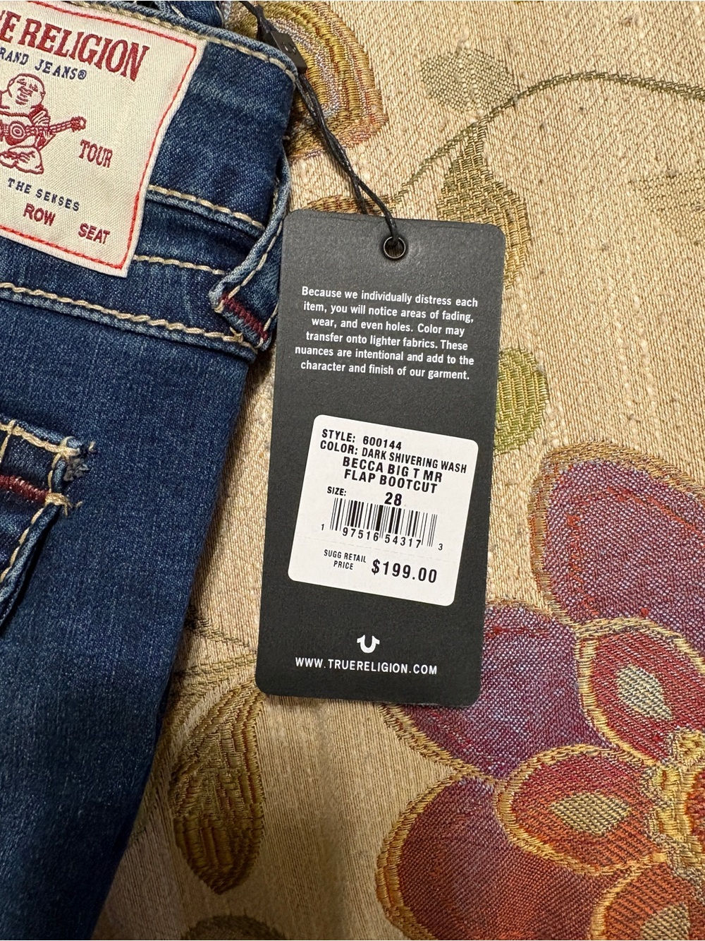 True Religion Mid Rise Bootcut Jeans - Picture 4 of 10